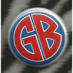 Gorilla Biscuits ""logo"" button -