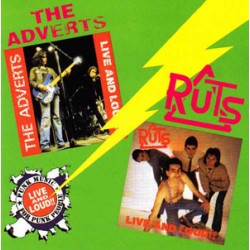 Adverts/Ruts - Live and Loud