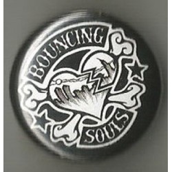 Bouncing Souls ""Heart"" button -