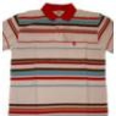 Penguin red/blue/brown striped -