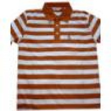 Penguin: wht & brown stripes -