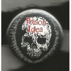 Poison Idea ""skull"" button -