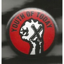 Youth of Today ""fist"" button -