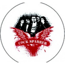 Cock Sparrer Logo+Band" 1.25" Bu -