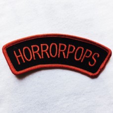 HorrorPops "words" red embroid -