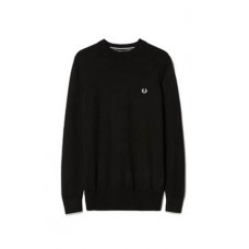 Fred Perry Womens Black Cardigan -