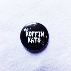 Koffin Kats ""Words"" 1.25 button -