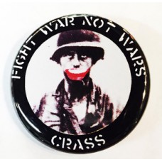 Crass ""Fight War..."" Mega Button -