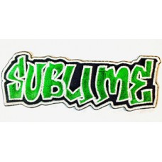 Sublime "Words" Green Embroid -