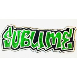 Sublime ""Words"" Green Embroid -