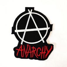 Anarchy "symbol/word" embroid -
