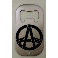 Gauze ""Logo"" Metal Opener -