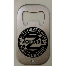 Zounds metal bottle opener -