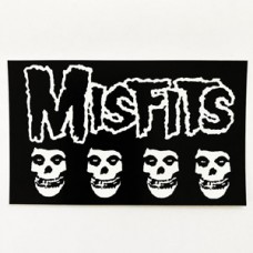 Misfits "4 Skulls" Vinyl Stik -