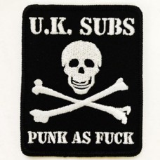 UK Subs "Punk" Embroid -