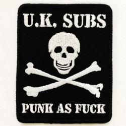 UK Subs ""Punk"" Embroid -