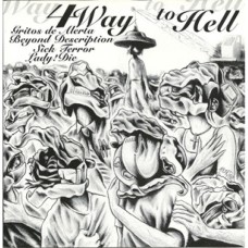 4 Way to Hell - v/a (ltd 300, red wax)