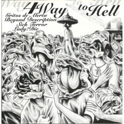 4 Way to Hell - v/a (ltd 300, red wax)