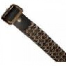 23CB 3 Row Cone Belt, leather -