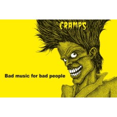 Cramps "Bad Music" Poster -