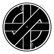 Crass ""logo"" slipmat -