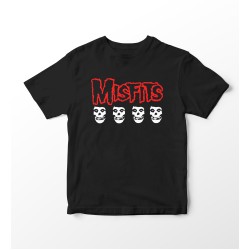 Misfits 4 skull Shirt -