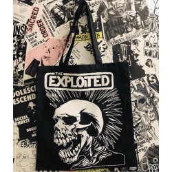 Exploited ""Skeleton Mohawk"" tote -