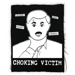 Choking Victim Gagging back pa -