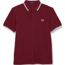 Fred Perry Polo Rose w/White Pip -