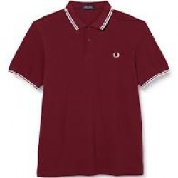 Fred Perry Polo Rose w/White Pip -