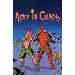 Alice In Chains ""Cartoon"" Poster -