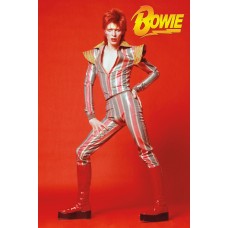 David Bowie ""Red Glam"" Poster -