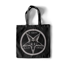 45 Grave Black Cross Tote -