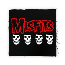 Misfits 4 skulls backpatch - Misfits