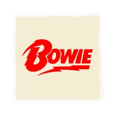 Bowie Words Back Patch -