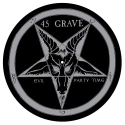 45 Grave Black Cross Slipmat -