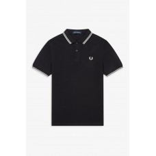 Fred Perry Polo BLK/PORC -