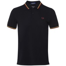 Fred Perry Blk/Gold/Rust - M3600-N04
