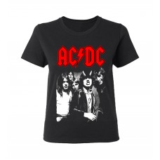 AC/DC Band Pic Womens -