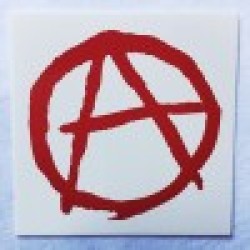 Anarchy vinyl sticker